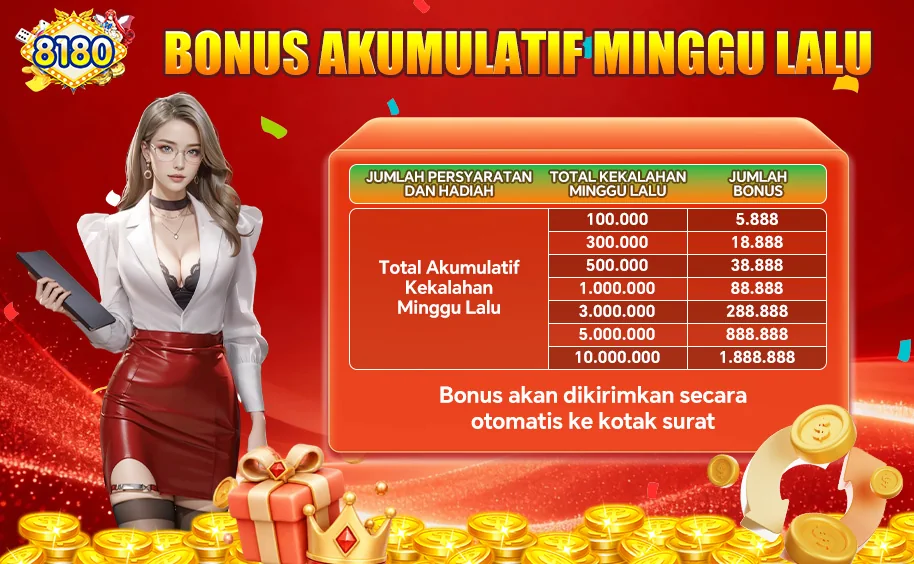 BONUS AKUMULATIF MINGGU LALU